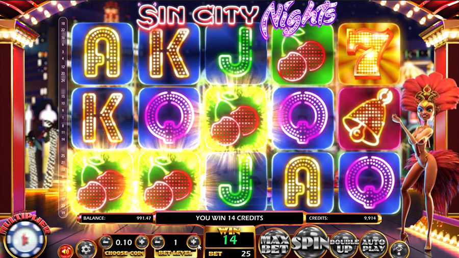 Betsoft Gaming - Sin City Nights, скриншот 2